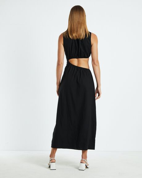 BLACK WOMENS CLOTHING SUBTITLED DRESSES - 52487800026