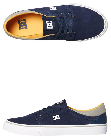 NAVY YELLOW MENS FOOTWEAR DC SHOES SNEAKERS - ADYS300172NY0