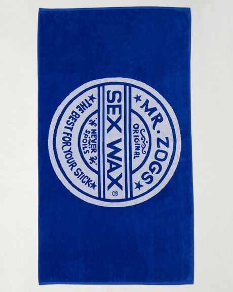 BLUE MENS ACCESSORIES SEX WAX TOWELS - ZM07BL