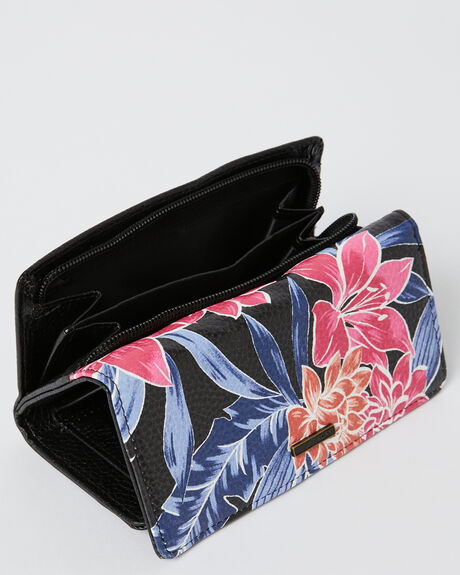 ANTHRACITE TROPICAL WOMENS ACCESSORIES ROXY PURSES + WALLETS - ERJAA03942KVJ5