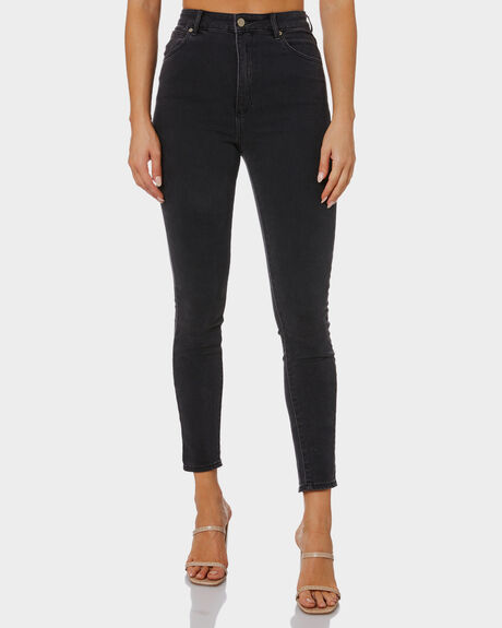 Abrand Womens A High Skinny Ankle Basher Jean - Graphite | SurfStitch