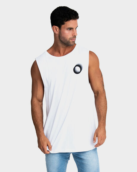 WHITE MENS CLOTHING ONEBYONE SINGLETS + TANKS - OBO-1026-S