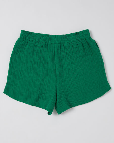 GREEN KIDS YOUTH GIRLS SWELL SHORTS + SKIRTS - SWGW23224GRN