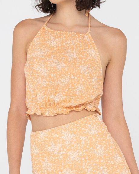 SUNSET PEACH WOMENS CLOTHING RUSTY FASHION TOPS - S22-WSL0767-STP-06