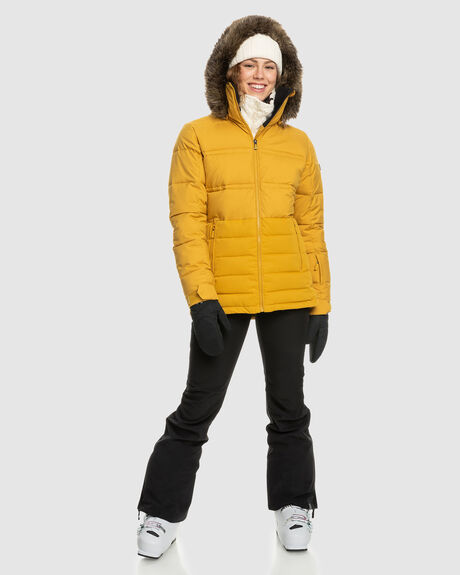 HONEY SNOW WOMENS ROXY SNOW JACKET - ERJTJ03378-YLV0