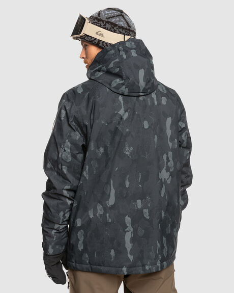 NATURE ZOOM DARK SHADOW SNOW MENS QUIKSILVER SNOW JACKET - EQYTJ03479-KRP3