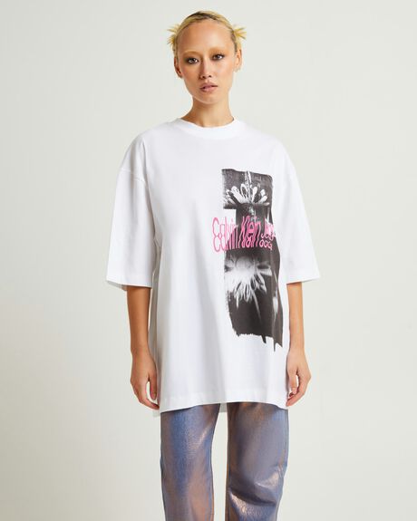 Calvin klein floral sweatshirt best sale