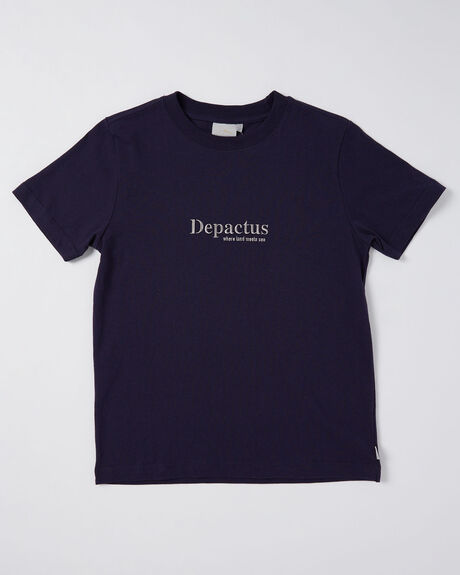 INK NAVY KIDS YOUTH BOYS DEPACTUS T-SHIRTS + SINGLETS - DEBS23212INK