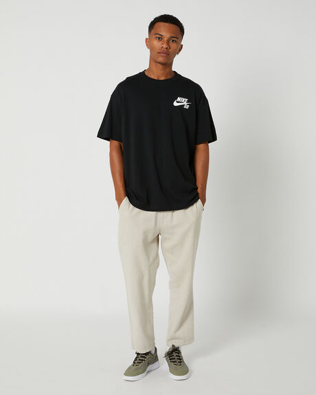BLACK MENS CLOTHING NIKE T-SHIRTS + SINGLETS - DC7817010