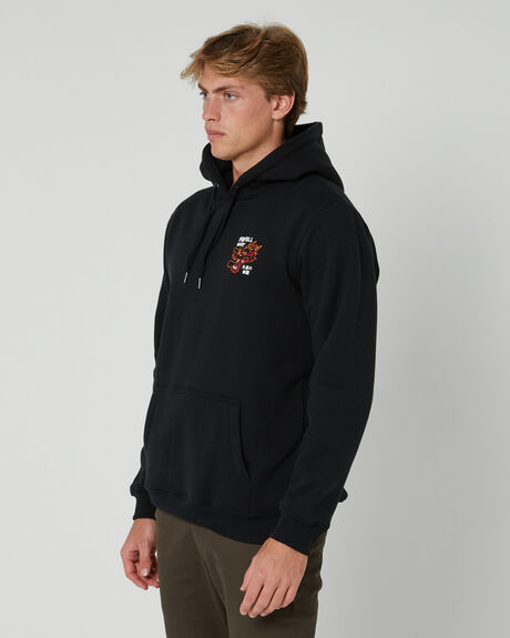 BLACK MENS CLOTHING SWELL HOODIES - S5231443BLK