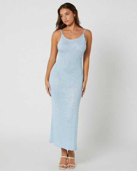 BLUE WOMENS CLOTHING SNDYS DRESSES - SFD704-BLUE