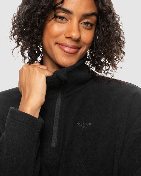 ANTHRACITE WOMENS CLOTHING ROXY JUMPERS - ERJPF03128-KVJ0