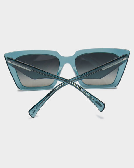 MARINA TEAL MIRROR WOMENS ACCESSORIES RAEN SUNGLASSES - 1166256S366