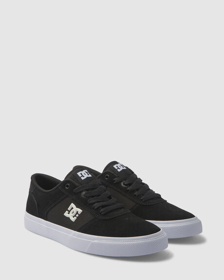 BLACK WHITE MENS FOOTWEAR DC SHOES SNEAKERS - ADYS300763-BKW