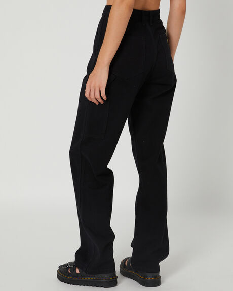 BLACK WOMENS CLOTHING THRILLS JEANS - WTA23-453BBLK