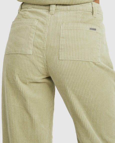 LIGHT AVOCADO WOMENS CLOTHING BILLABONG PANTS - UBJNP00180-TGQ0