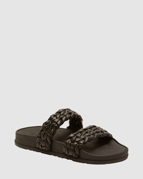 BLACK WOMENS FOOTWEAR ROXY SANDALS - ARJL101172-BLK