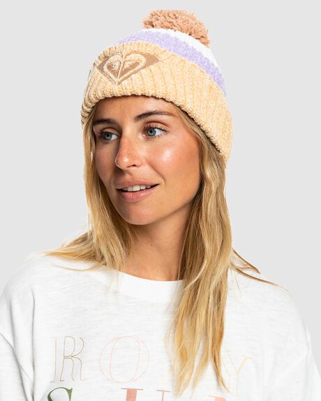 BEIGE WOMENS ACCESSORIES ROXY HEADWEAR - ERJHA04128-TGB0