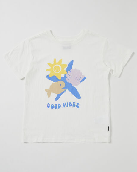 OFF WHITE KIDS YOUTH GIRLS SWELL T-SHIRTS + SINGLETS - SWGW24218.OWHT