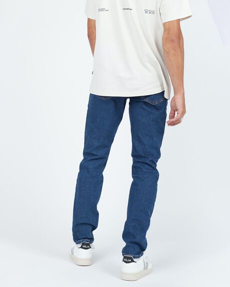 COBBLE DARK RETRO MENS CLOTHING DR DENIM JEANS - 2010111K30364