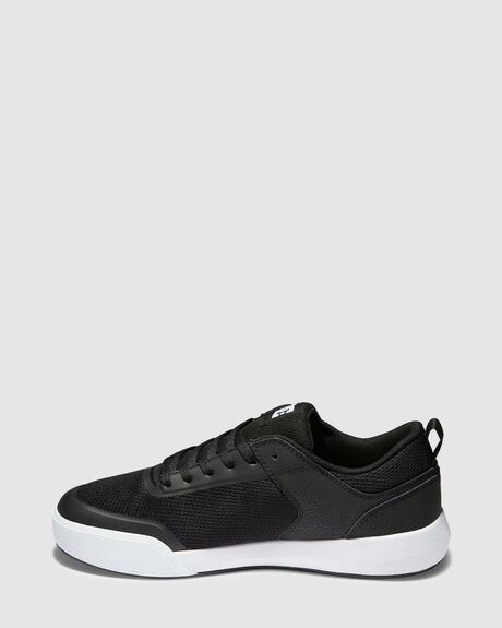 BLACK WHITE MENS FOOTWEAR DC SHOES SNEAKERS - ADYS700227-BKW