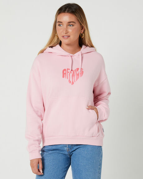 PINK WOMENS CLOTHING AFENDS HOODIES - W242506-PWP