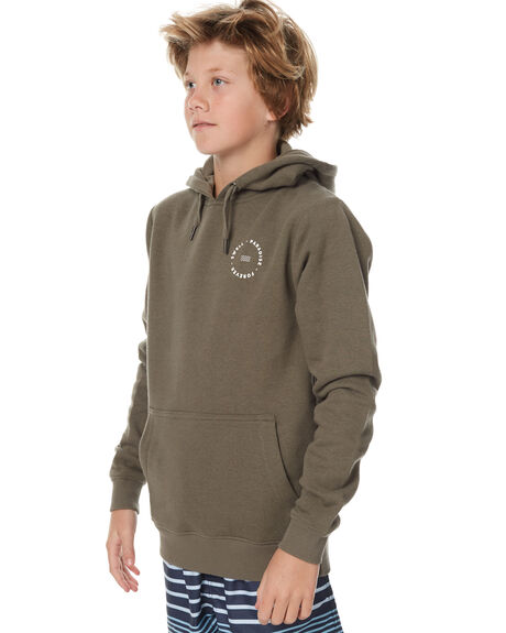 Swell Kids Boys Paradise Forever Hood - Washed Olive | SurfStitch