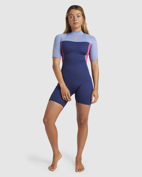 DARK DENIM SURF WOMENS ROXY SPRINGSUITS - ERJW503037-BRQ0