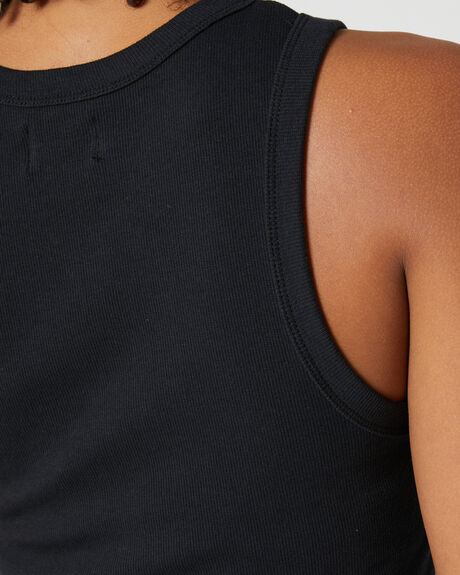 BLACK WOMENS CLOTHING SWELL T-SHIRTS + SINGLETS - SWWW23116BLK