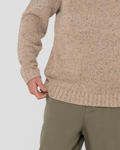 SABLE MENS CLOTHING RUSTY KNITS + CARDIGANS - W23-CKM0356-SAB-1S