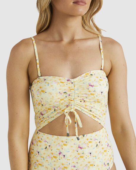 YELLOW WOMENS SWIMWEAR BILLABONG ONE PIECES - UBJX100278-YLW