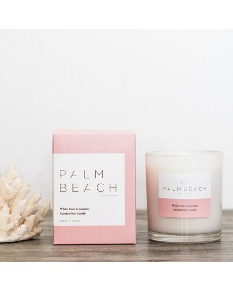 WHITE ROSE JASMINE HOME CANDLES + DIFFUSERS PALM BEACH COLLECTION  - MCXWRW