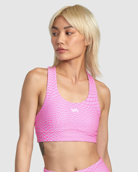 MOTIF FLURO WOMENS ACTIVEWEAR RVCA SPORTS BRAS - AVJKT00206-MMW6