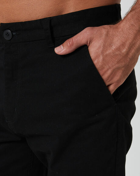 BLACK MENS CLOTHING SWELL PANTS - SWMS23205BLK