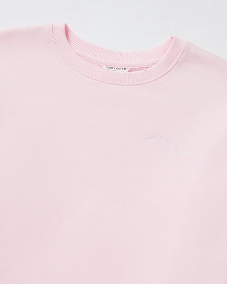 PINK KIDS YOUTH GIRLS SUBTITLED JUMPERS + HOODIES - 1000104890-PNK-8-9