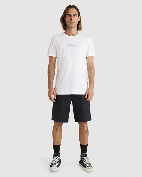 OPTIC WHITE MENS CLOTHING ELEMENT T-SHIRTS + SINGLETS - ULYZT00195-WBB0