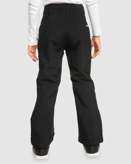 TRUE BLACK SNOW KIDS ROXY SNOW PANTS - ERGTP03050-KVJ0