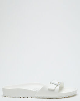 White plastic birkenstocks size 36 outlet