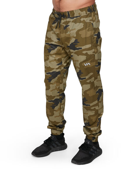 orange and green camo pants