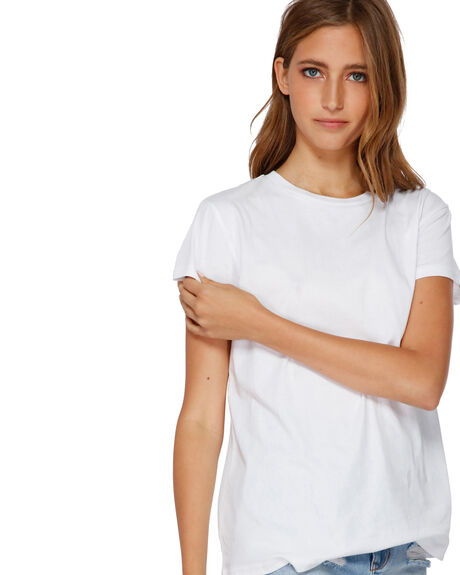 WHITE WOMENS CLOTHING BILLABONG TEES - BB-6581149-WHT