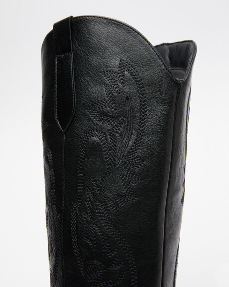 BLACK WOMENS FOOTWEAR BILLINI BOOTS - B1372-BLK