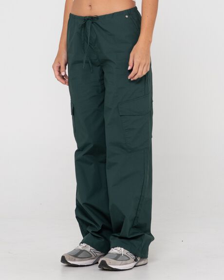 DARK EMERALD WOMENS CLOTHING RUSTY PANTS - S23-PAL1367-DAE-10