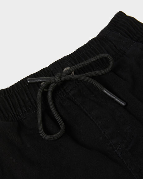 BLACK KIDS BOYS RUSTY SHORTS - WKR0190BLK