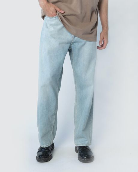 STONE CAST LIGHT DIRT MENS CLOTHING DR DENIM JEANS - 2110102K05288