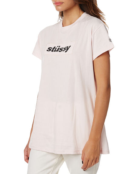 PINK WOMENS CLOTHING STUSSY TEES - ST175003PINK