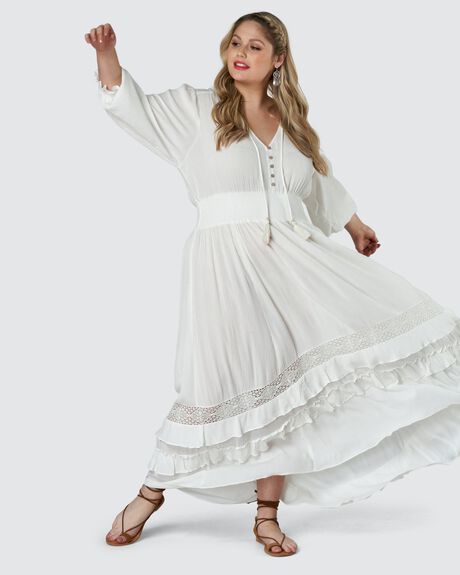WHITE WOMENS CLOTHING THE POETIC GYPSY DRESSES - CPSS21779001-10