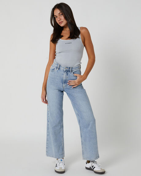 ENDLESS BLUE WOMENS CLOTHING THRILLS JEANS - WTDP-444BEN