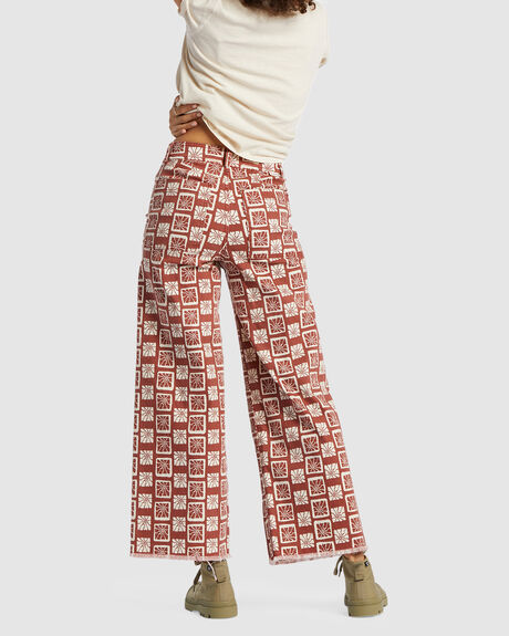 DEEP SIENNA WOMENS CLOTHING BILLABONG PANTS - ABJNP00352-RSA0