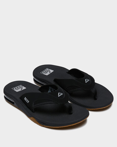BLACK SILVER MENS FOOTWEAR REEF SLIDES + THONGS - 2026BLS