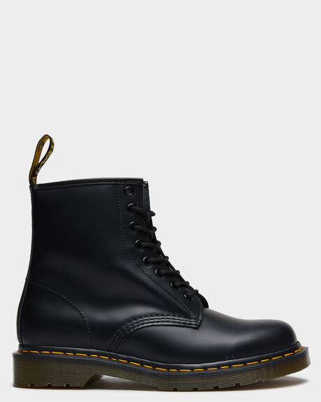 BLACK SMOOTH MENS FOOTWEAR DR. MARTENS BOOTS - 11822006